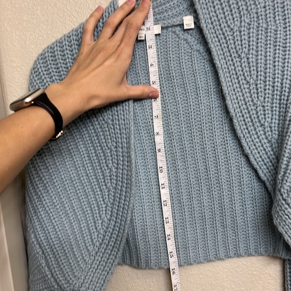 Vince Lofty Rib Bolero Cardigan - Picture 3 of 5